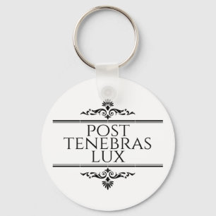 Post Tenebras Lux Sleutelhanger