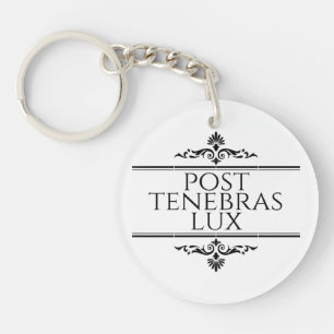 Post Tenebras Lux Sleutelhanger