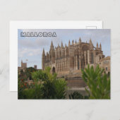 post van de Catedral de Mallorca - Majorca Briefkaart (Voorkant / Achterkant)