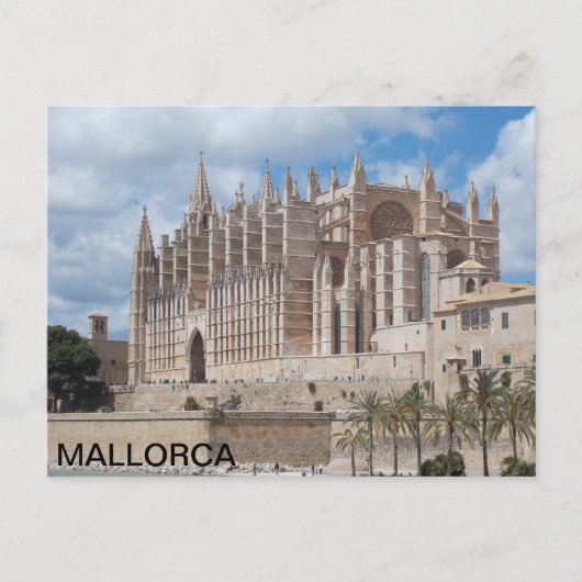 post van de Catedral de Palma de Mallorca Briefkaart (Voorkant)