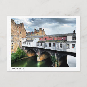 Post van de stad Bath, Verenigd Koninkrijk Briefkaart