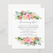 Post Wedding Breakfast Waterverf Roos Garden (Voorkant / Achterkant)