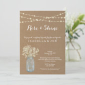 Post Wedding Brunch Morning na uitnodiging (Staand voorkant)