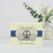 Post Wedding Receptie Save the Date Aankondigingskaart (Staand voorkant)