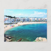 Postacard met stad Blanes Briefkaart (Voorkant)