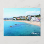 Postacard met stad Blanes Briefkaart (Voorkant)
