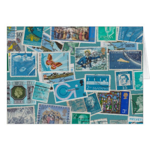 Postage Bleu