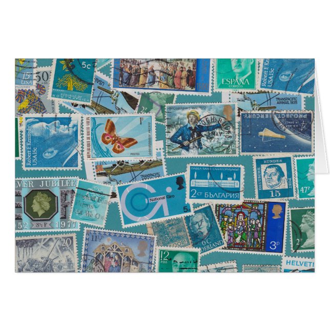 Postage Bleu (Voorkant Horizontaal)