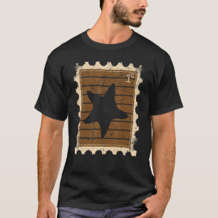 Postage Stamp With A Starfish T-shirt