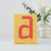 Postal Áurea Briefkaart (Staand voorkant)