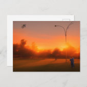 postal de agradecimiento briefkaart (Voorkant / Achterkant)