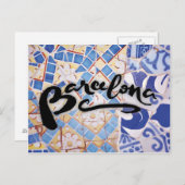 Postal de Barcelona Briefkaart (Voorkant / Achterkant)