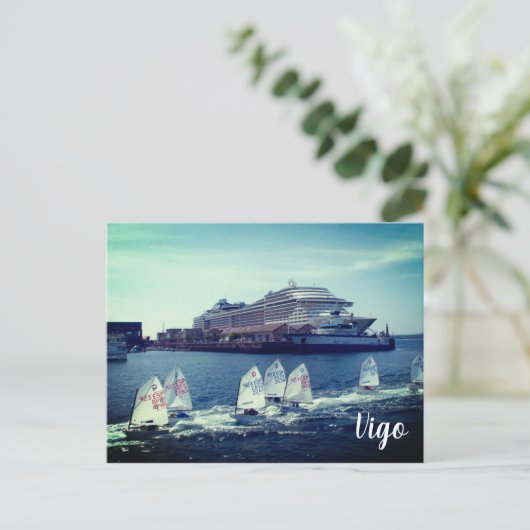 Postal de Vigo Briefkaart (Staand voorkant)