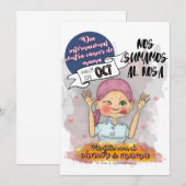 POSTAL DIA INTERNACIONAL CONTRA EL CANCER DE MAMA KAART (Voorkant / Achterkant)