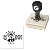 POSTAL DONALD TRUMP PRESIDENT 2024 RUBBERSTEMPEL (Gestempeld)
