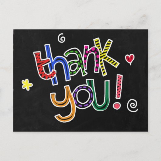 Postal gracias briefkaart (Voorkant)