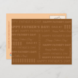 Postal - Happy Father's Day Briefkaart