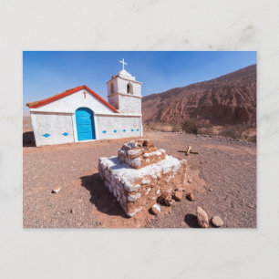 Postal, Iglesia San Isidro, Atacama, Chili Briefkaart