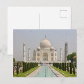 Postal Taj Mahal, India Briefkaart (Voorkant / Achterkant)