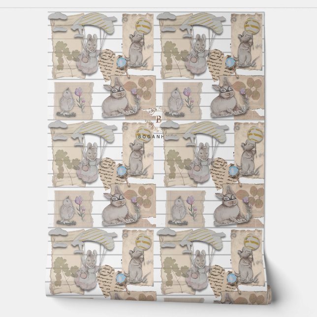 Postal van Dreamscape kinderkamer behang (Afrollen)