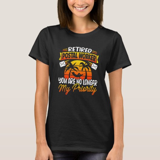 Postal Worker Delivery Service Post Office Mailbox T-shirt (Voorkant)