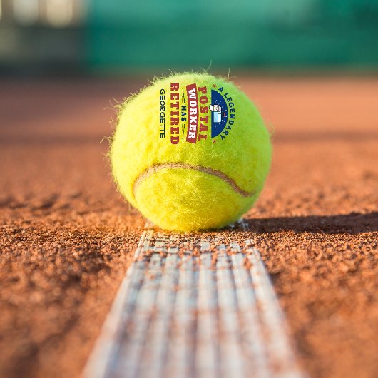 Postal Worker Gag, in ruste, gepersonaliseerd Tennisballen