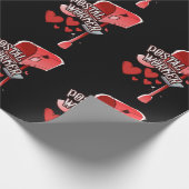 Postal worker heart - love postal worker mail cadeaupapier (Hoek)