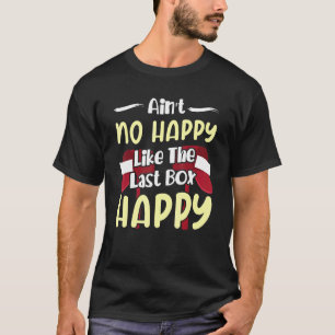 Postal Worker Mailman is niet blij als de laatste T-shirt