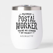 Postal Worker Retraite Mailman Funny Personnalisé (Avant)