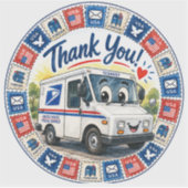 Postal Workers Appreciation  Sticker (Voorkant)