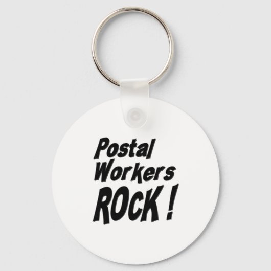 Postal Workers Rock ! Porte-clés (Recto)