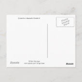 Postale 0001 Rangée de Teacups Alexandra Stoddard Carte po (Dos)