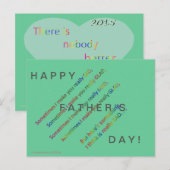 Postale 15.05.1 CARTE DAD.Liam (Devant / Derrière)