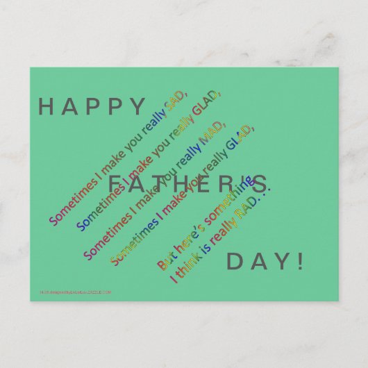 Postale 15.05.1 CARTE DAD.Liam (Devant)