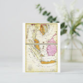 Postale 1710 Ottens Carte de l'Asie du Sud-Est Singapour T (Debout devant)