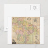 Postale 1765 Carte du Devonshire par Benjamin Donn (Devant / Derrière)