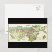 Postale 1888 Carte de Göteborg Suède par Ludvig Simon (Devant / Derrière)