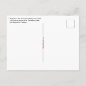 Postale 1er Martyre de Saint-Sébastien (M 013) Carte posta (Dos)