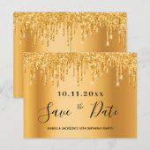 Postale 70e anniversaire 70 or enregistrer la carte date (Devant / Derrière)