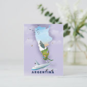 Postale Affiche de voyage carte d'Argentine (Debout devant)