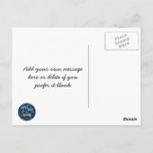 Postale Aimez-vous à la lune et les étoiles dos carte post (Dos)