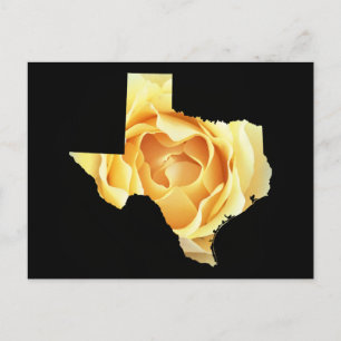 Postale Ajouter votre propre forme de carte texane photo