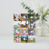 Postale Ajoutez votre propre carte personnalisable de 12 p (Debout devant)