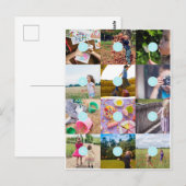 Postale Ajoutez votre propre carte personnalisable de 12 p (Devant / Derrière)