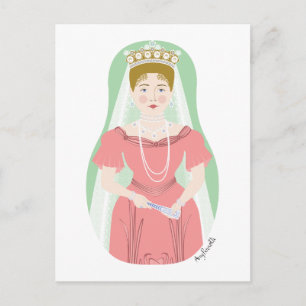 Postale Alexandra Feodorovna Romanova Matryoshka Carte pos