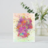 Postale Allemagne carte aquarelle style splash (Debout devant)