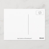 Postale American Lady Butterfly est un messager, carte pos (Dos)