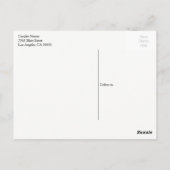 Postale Amour et remerciements carte de mariage merci (Dos)