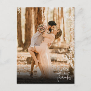 Postale Amour et Remerciements Carte de Remerciement de Ma