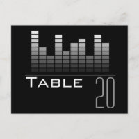 Analyseur de spectre gris Numéro de tableau Carte